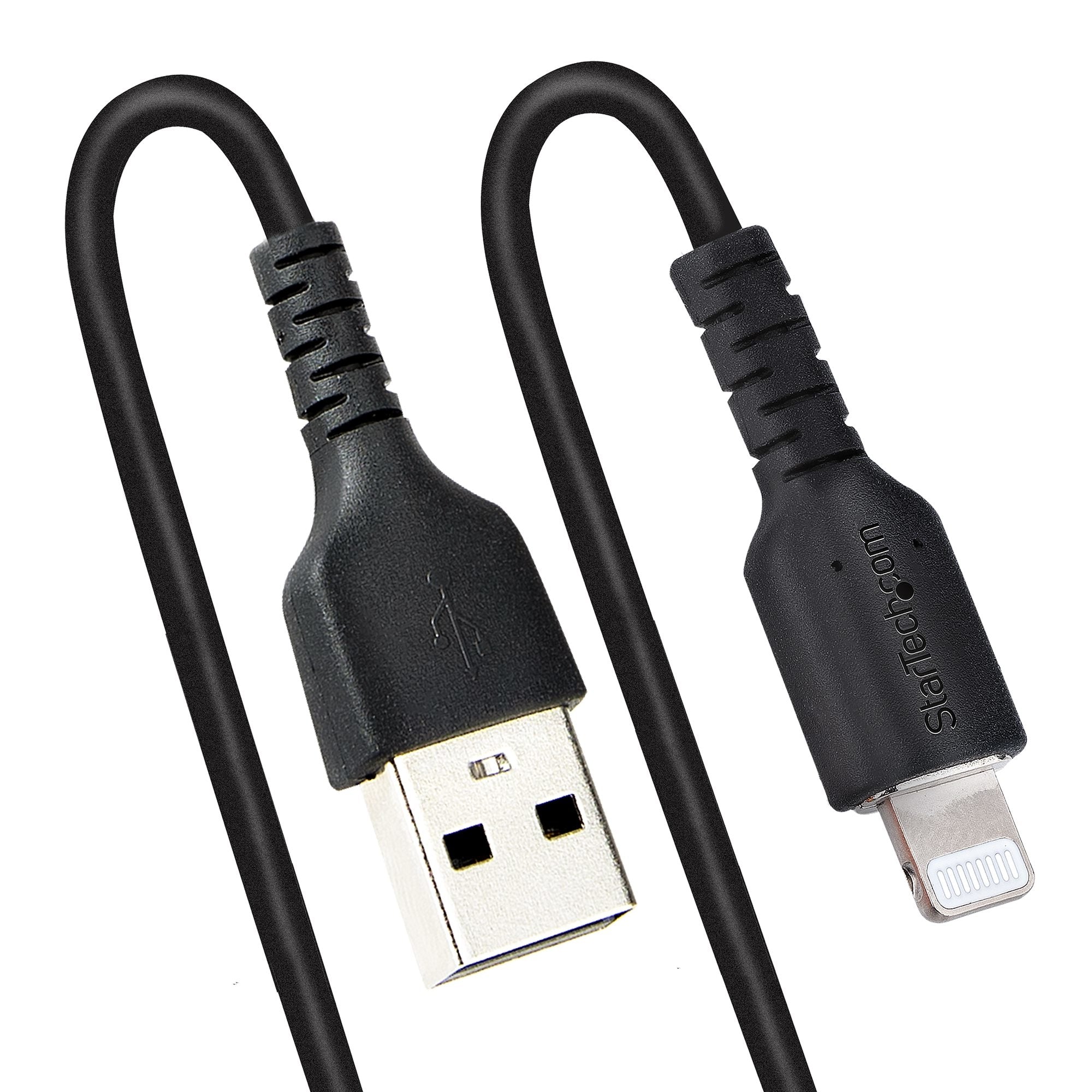 Cable 50Cm Usb A Lightning Mfi En Espiral Carga De Iphone