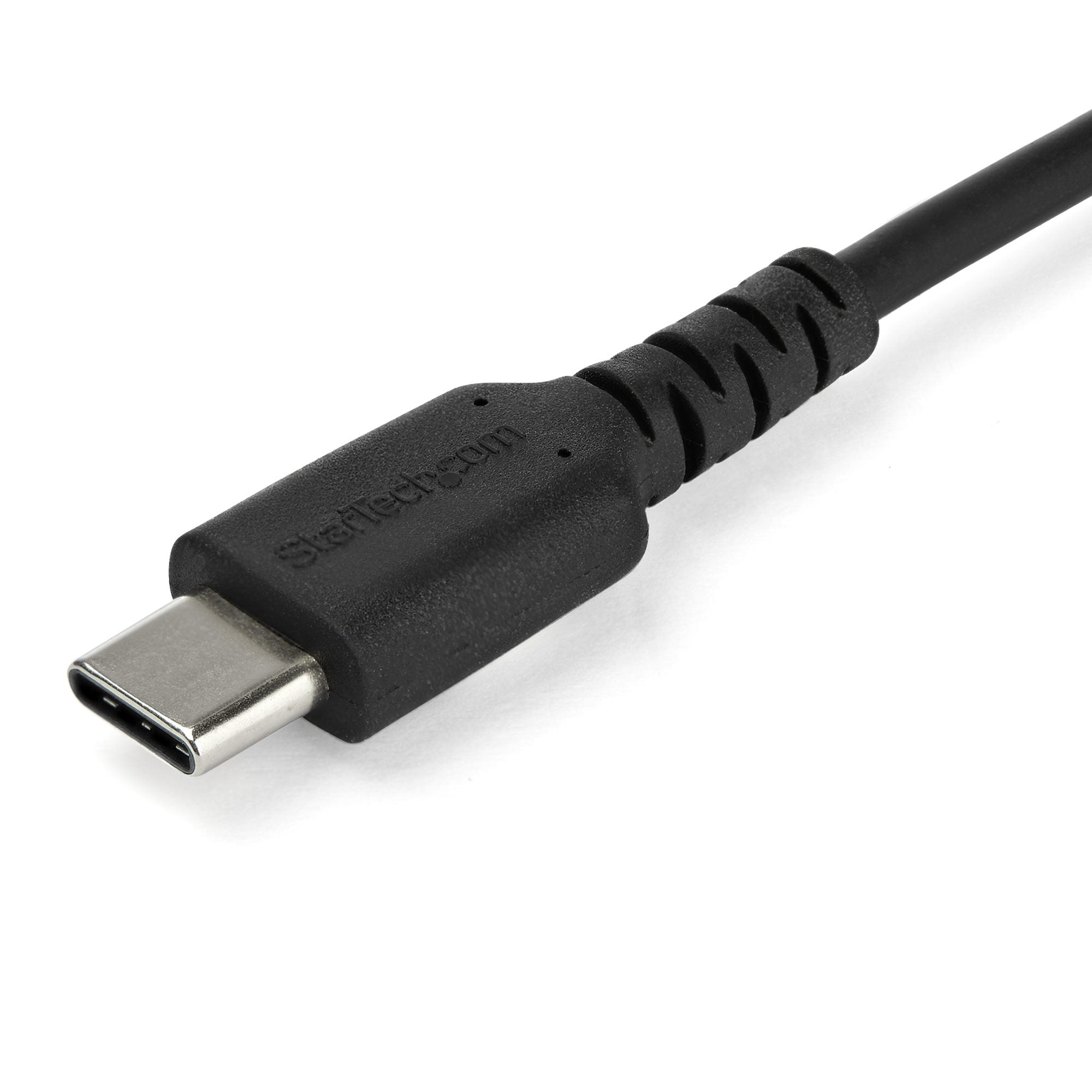 Cable Usb Tipo C De 2 M - Cable Usb C 2.0 Resistente De Carga Y Datos - Macho A Macho - Negro (Rusb2Cc2Mb) - Startech.Com Mod. Rusb2Cc2Mb