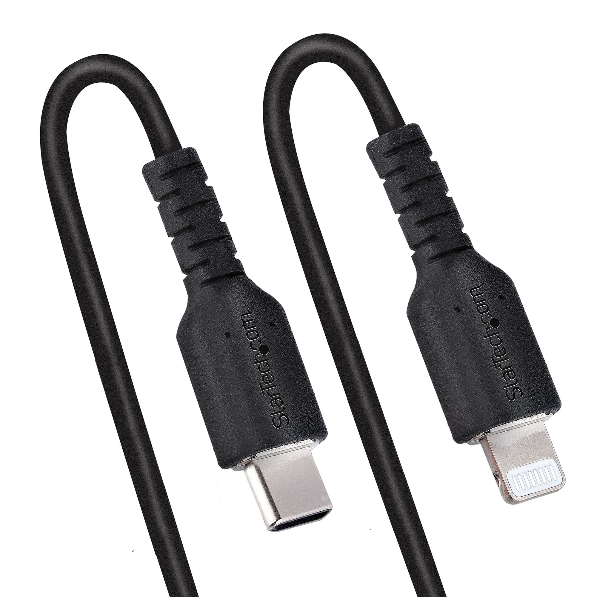 Cable 1M Usb-C A Lightning Mfi En Espiral Usb Tipo C Iphone