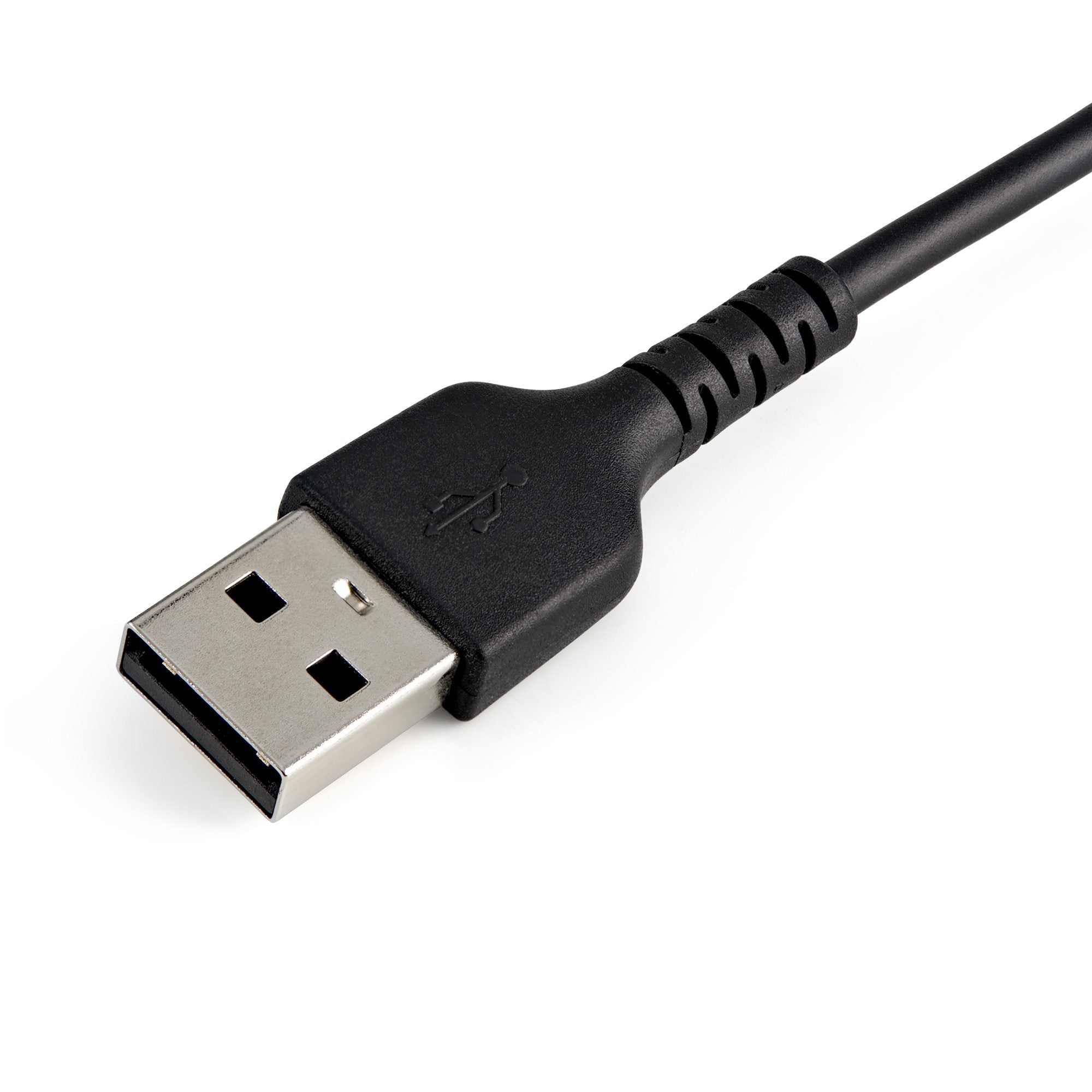 Cable Usb A Lightning Negro De 15Cm   Certificacion Mfi De Apple