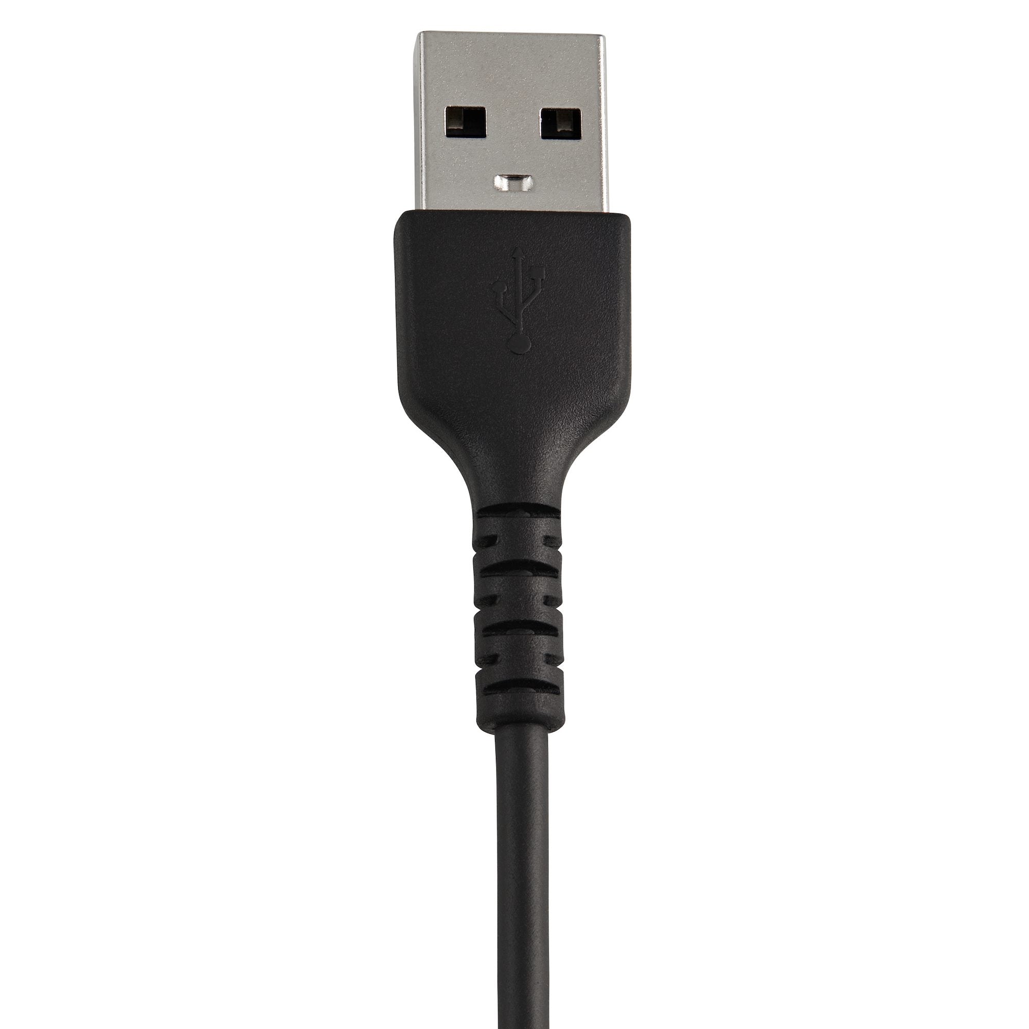 Cable Usb A Lightning Negro De 15Cm   Certificacion Mfi De Apple