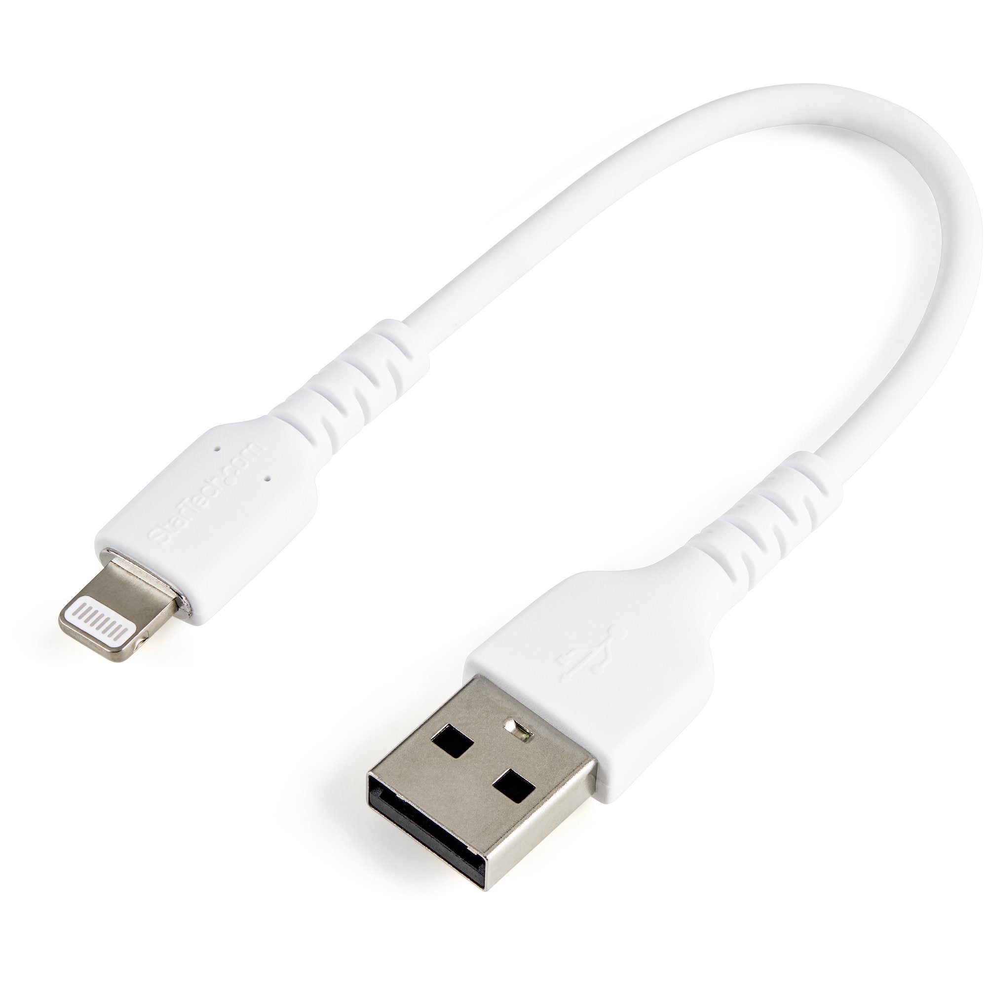 Cable Usb A Lightning Blanco De 15Cm   Certificacion Mfi Apple