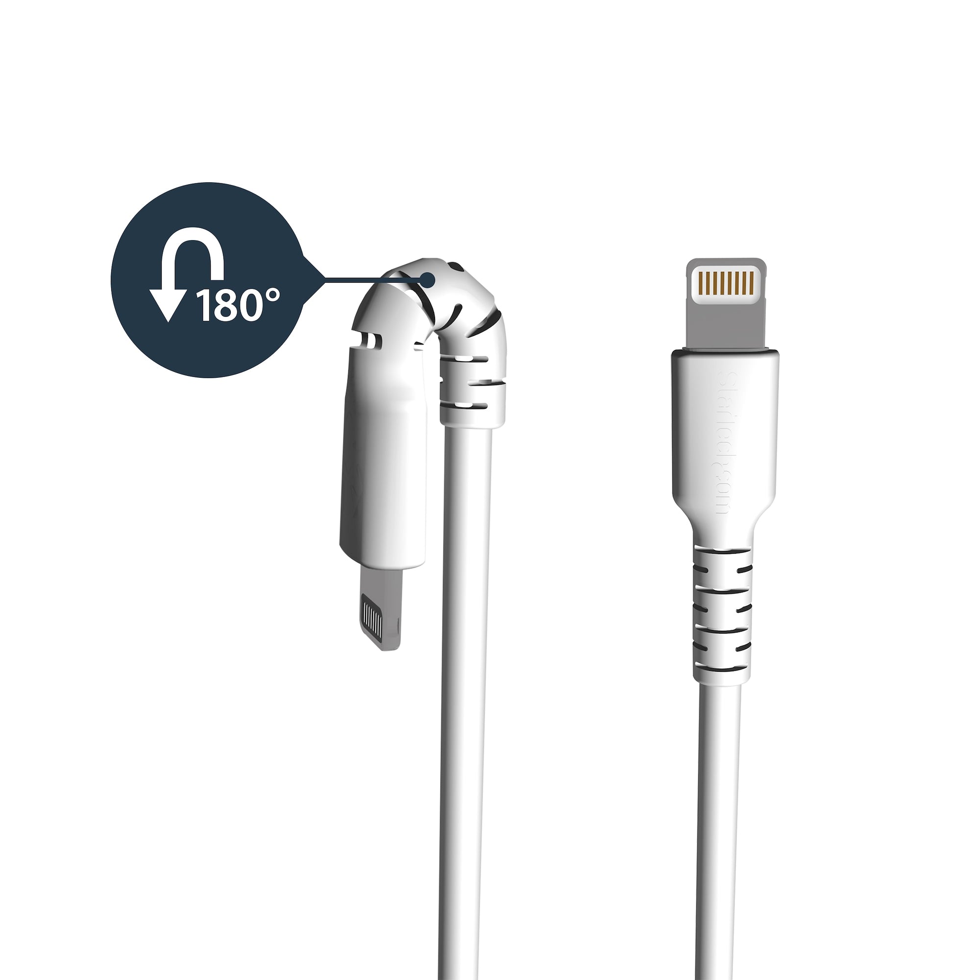 Cable De 2M Usb A Lightning Certificado Mfi Apple Blanco