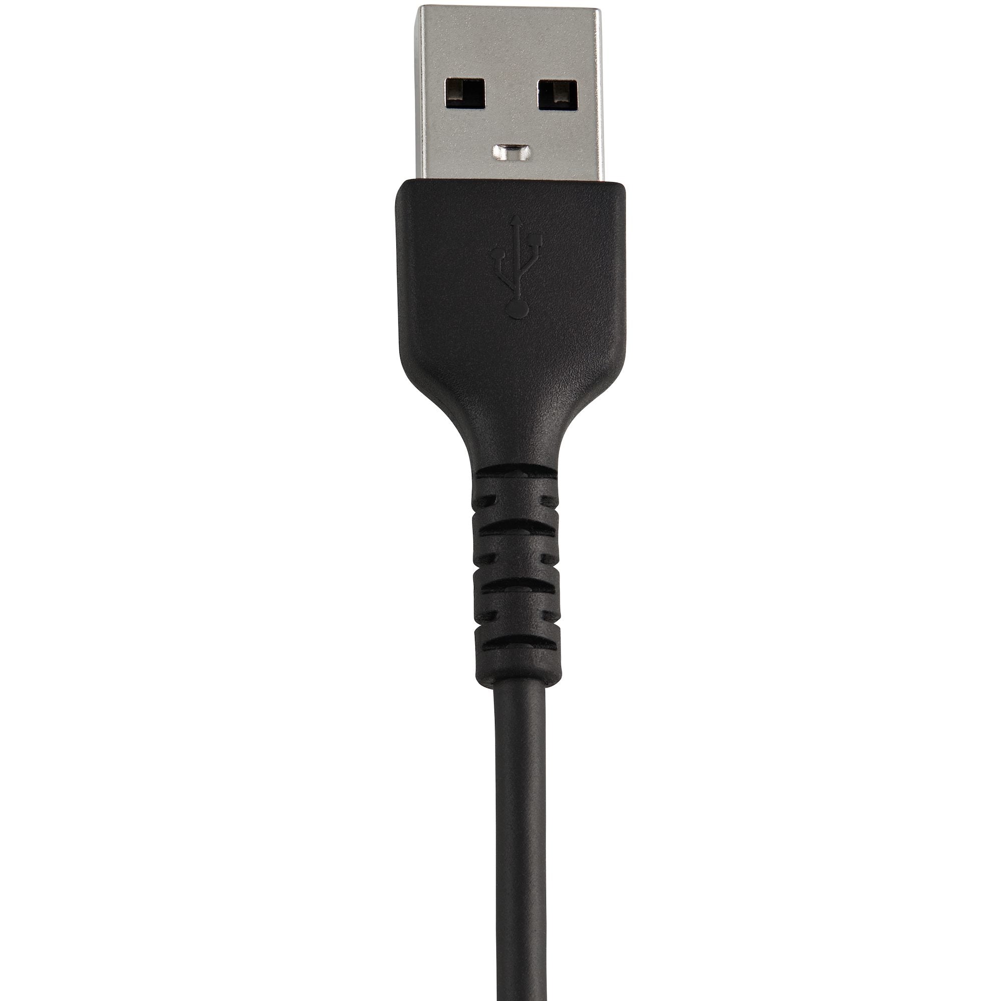 Cable Usb A Lightning Negro De 30Cm   Certificacion Mfi De Apple