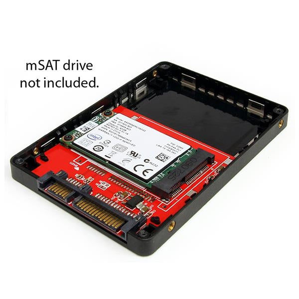 Caja Adaptadora Sata 2.5 Pulgadas Para Unidad Ssd Msata  .