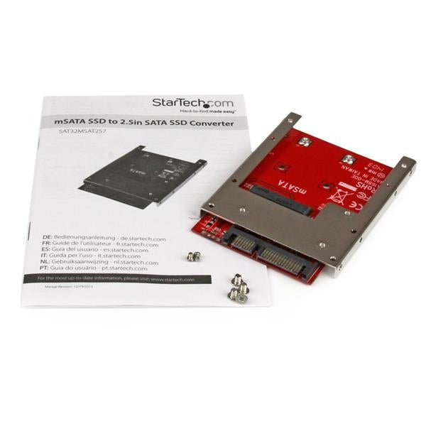 Adaptador Convertidor De Ssd Msata A Sata De 2.5 Pulgadas