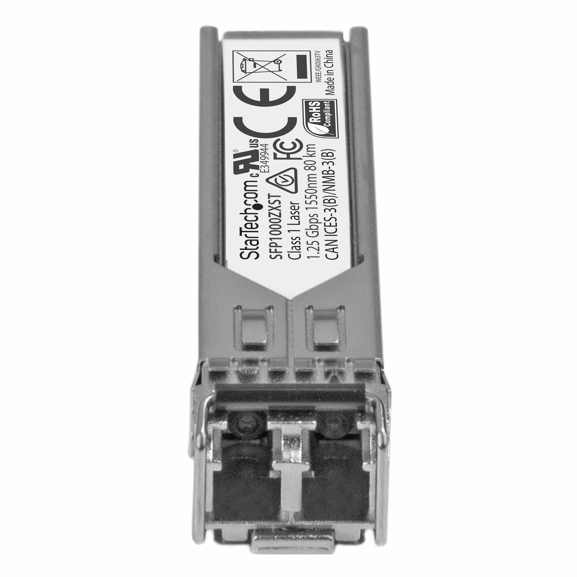 Sfp De Fibra Lc Monomodo Ddm 10 00Base-Zx Msa 1000Mb 80Km