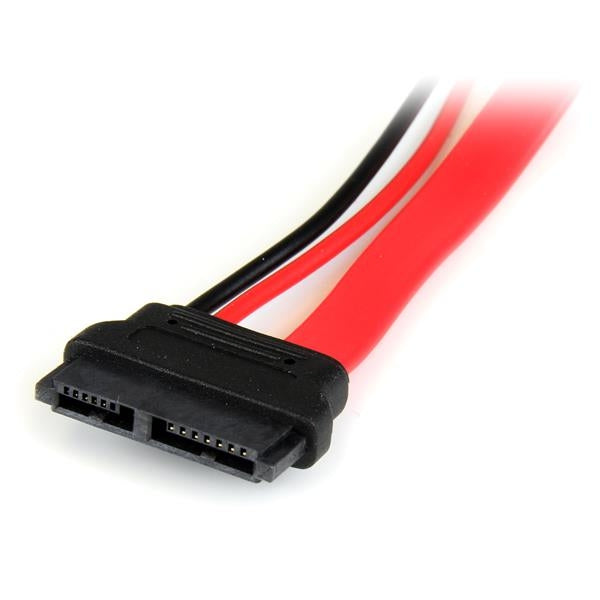 Cable 15Cm Adaptador Slim Line Sata A Sata Con Corriente       .