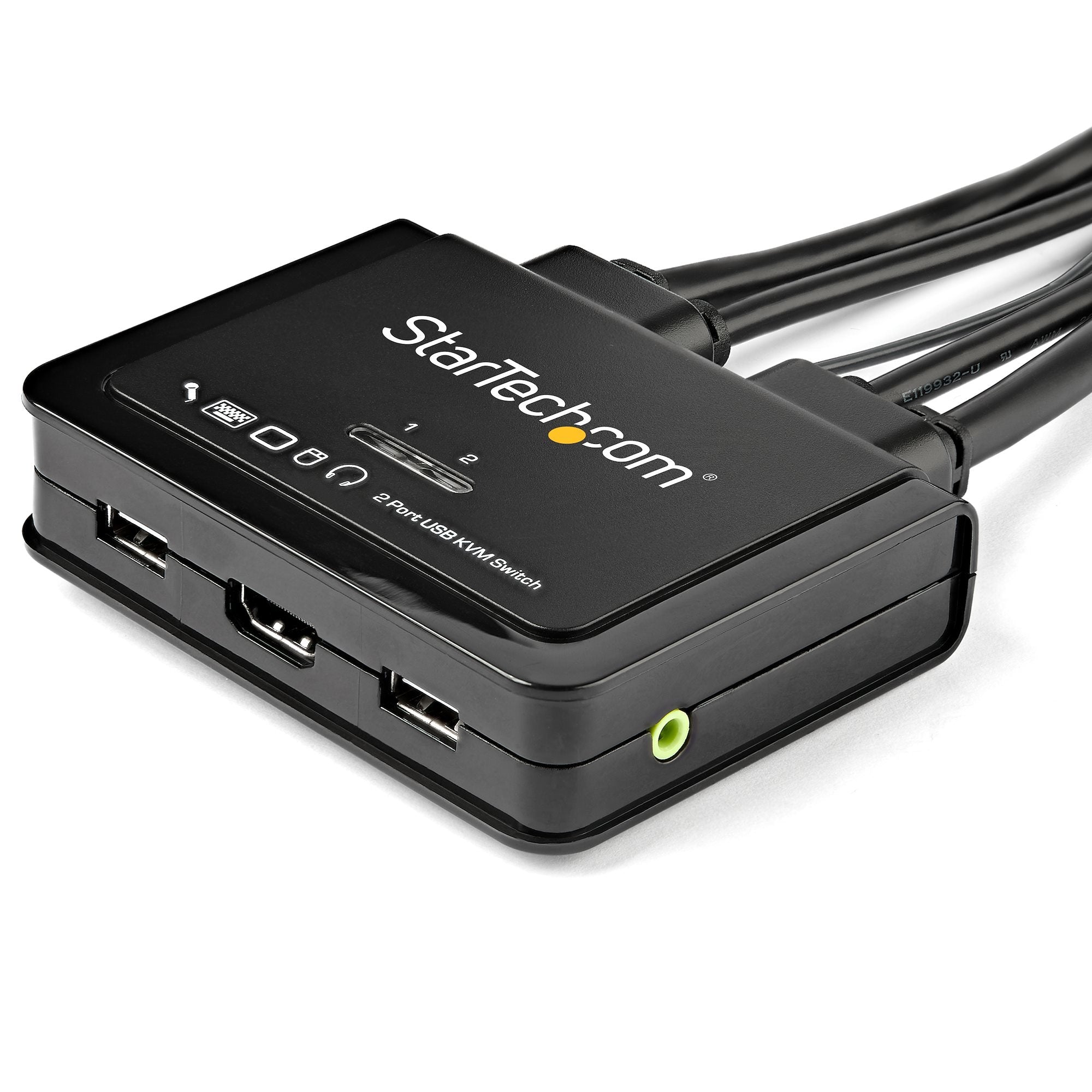 Switch Conmutador Kvm De 2 Puertos Hdmi Con Cables - Usb 4K60H