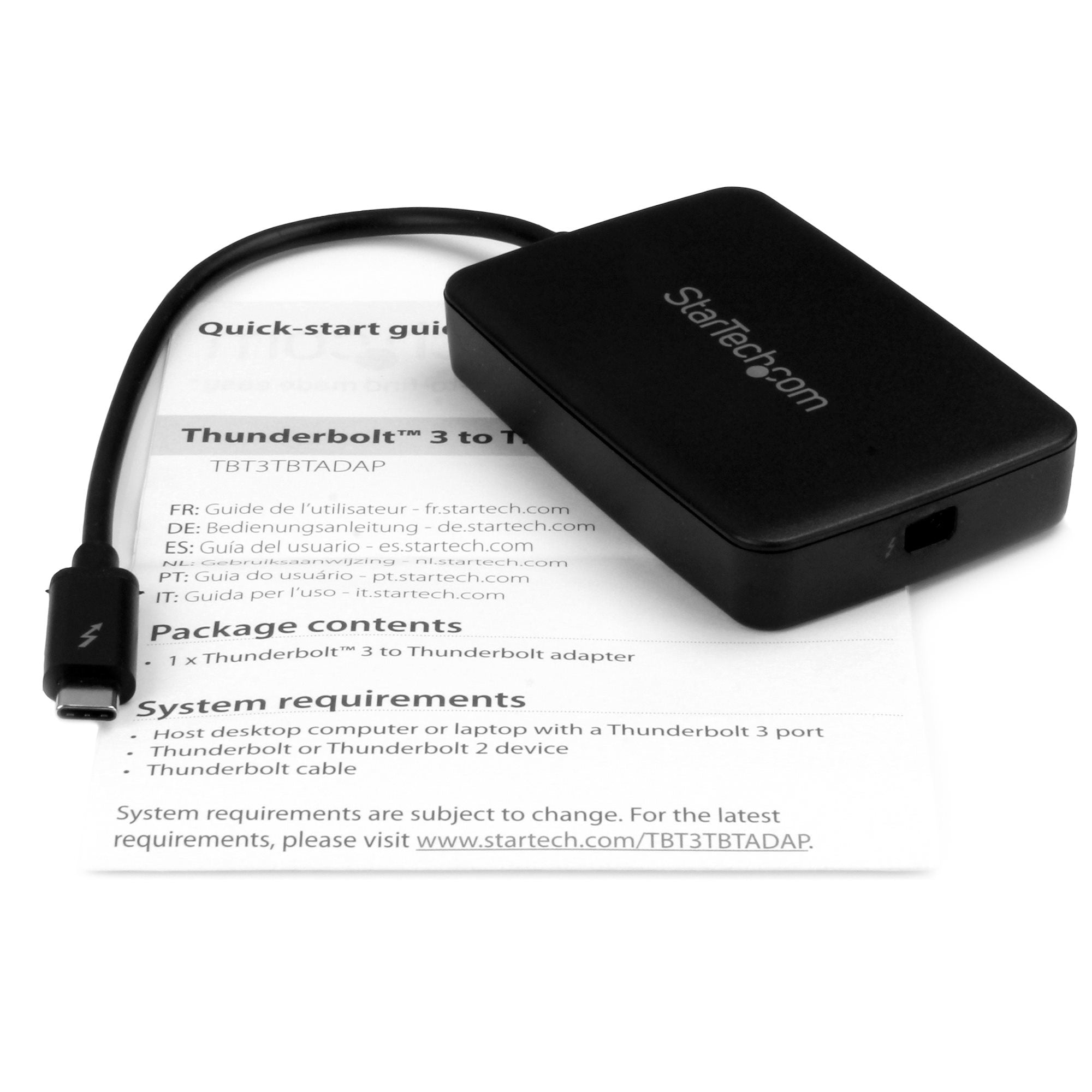 Adaptador Thunderbolt 3 A Thunderbolt Usb-C A Mini Dp