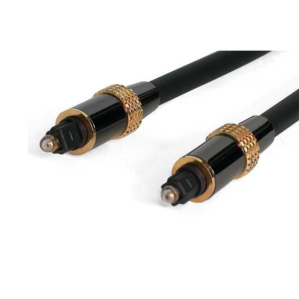 Cable 6M Toslink Optico Audio Digital Spdif Premium Negro     .