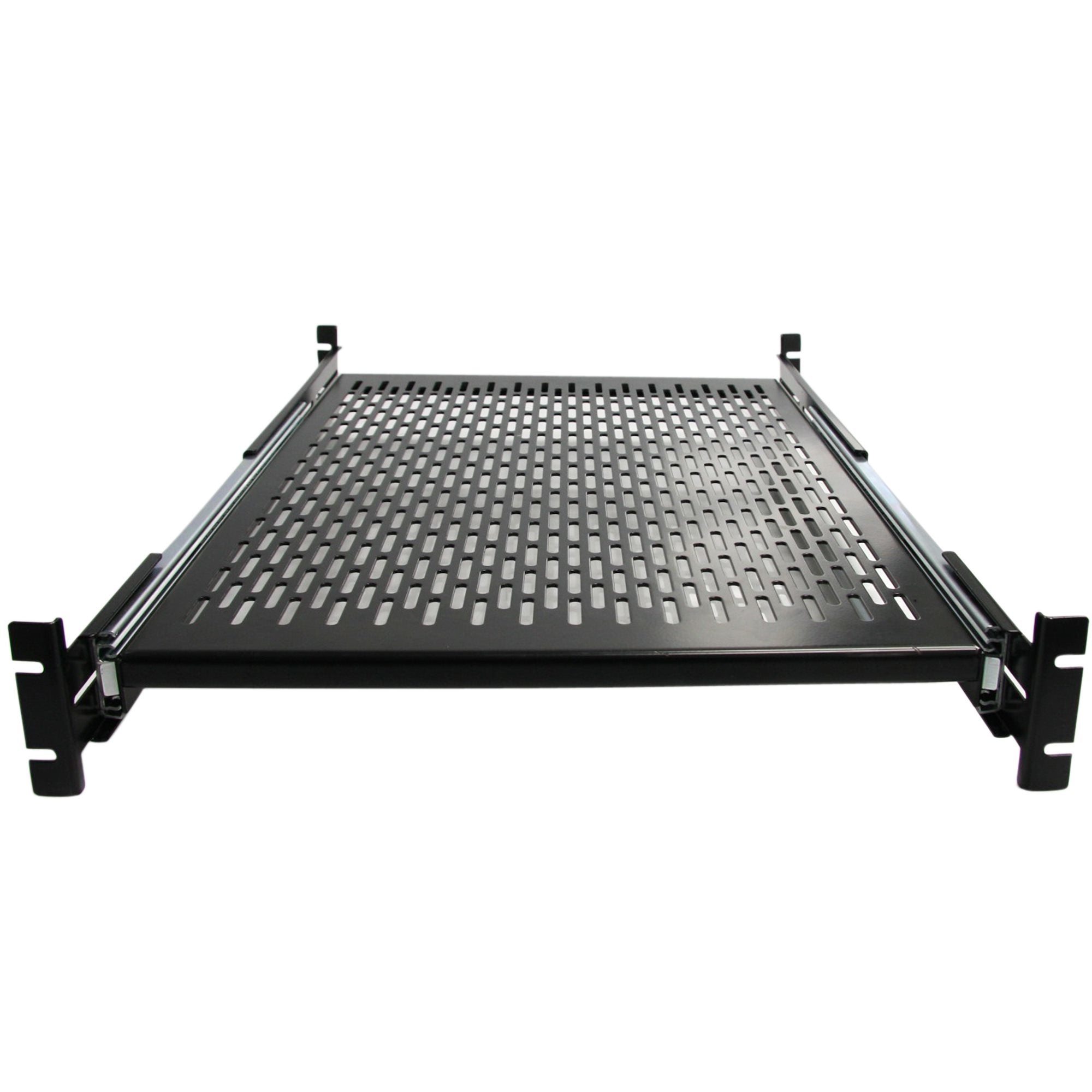 Charola Deslizante Perforada 2U Ajustable De Rack 22.7Kg     .