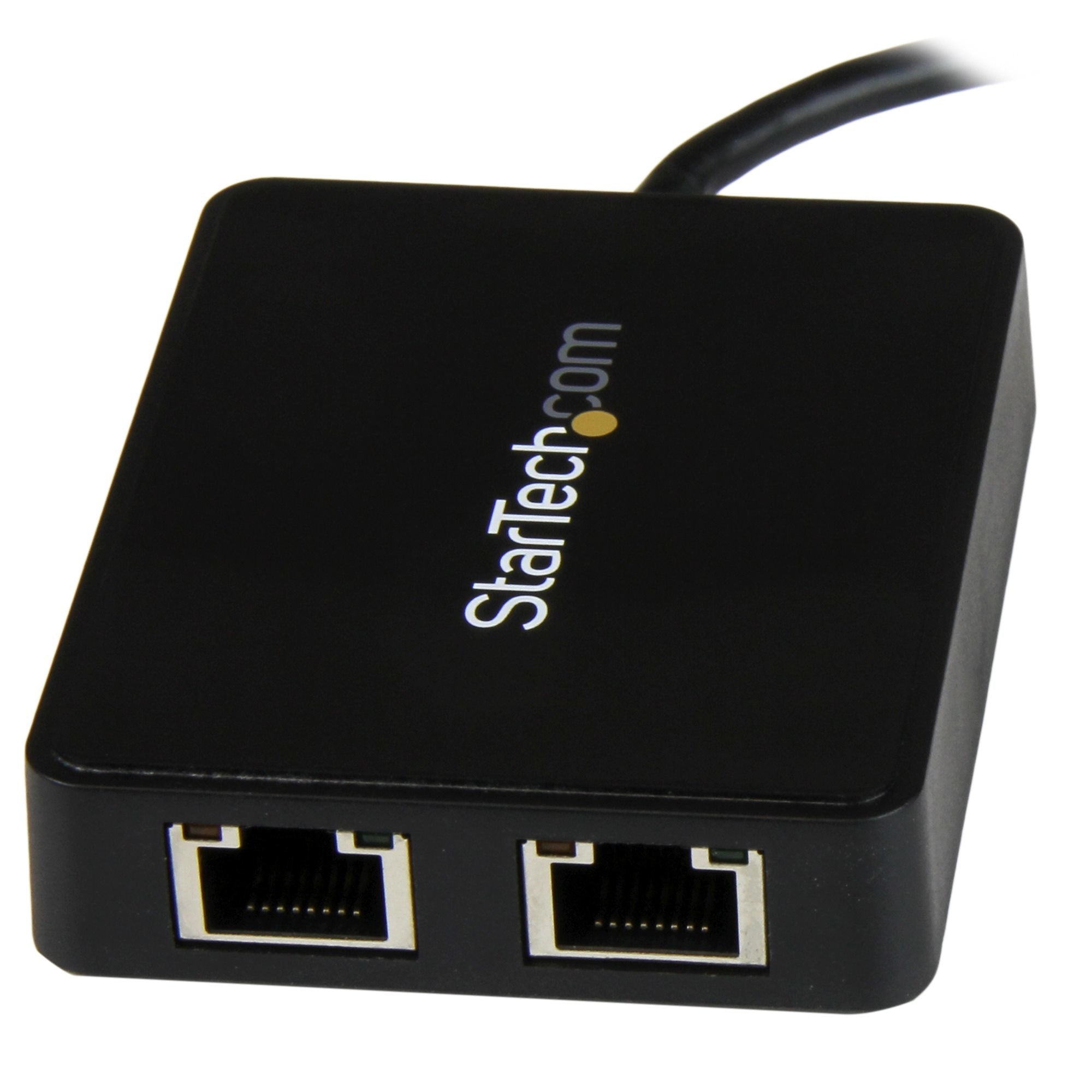Adaptador De Red Usb-C Con Dos Puertos Ethernet Gigabit Y Puerto Adicional Usb (Type-A) - Startech.Com Mod. Us1Gc301Au2R
