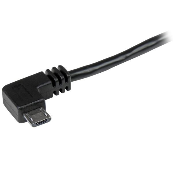 Cable De 2M Micro Usb Conector Acodado A La Derecha            .