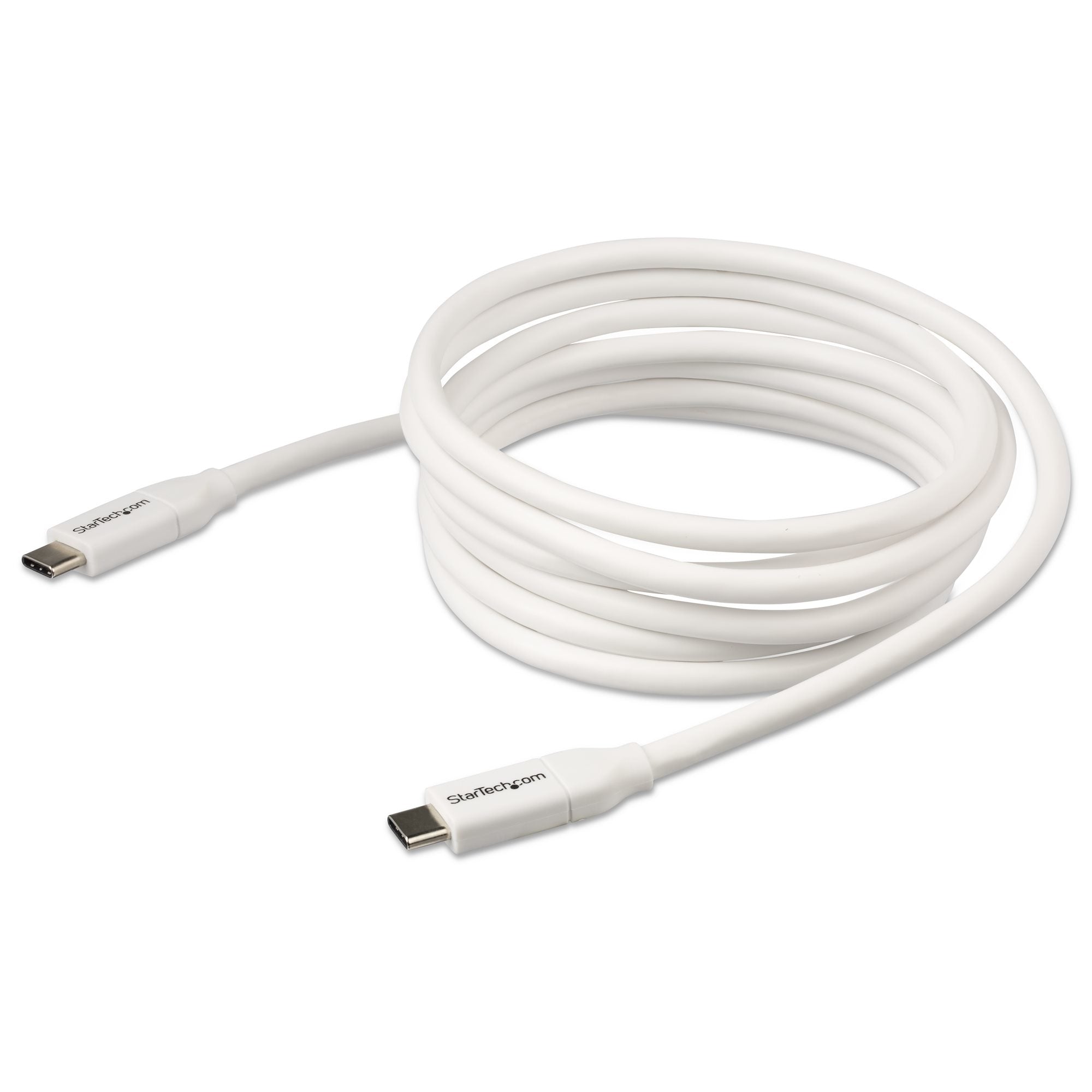 Cable De 2M Usb-C A Usb Tipo C Con Pd 5A Usb 2.0 Blanco