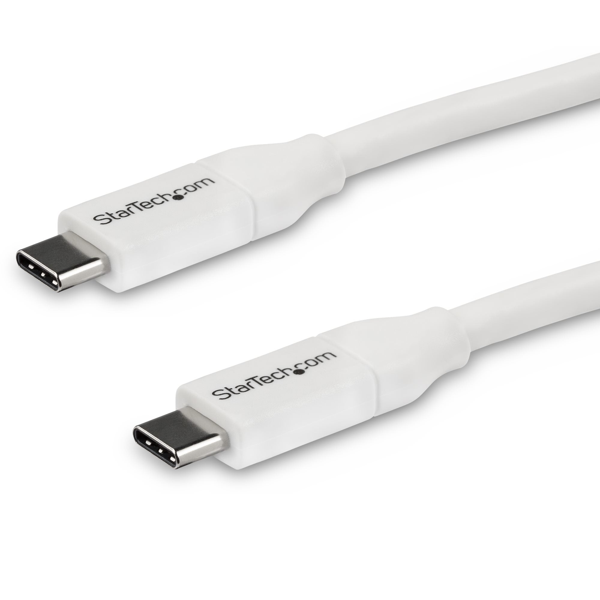 Cable De 4M Usb-C A Usb Tipo C Con Pd 5A Usb 2.0 Blanco