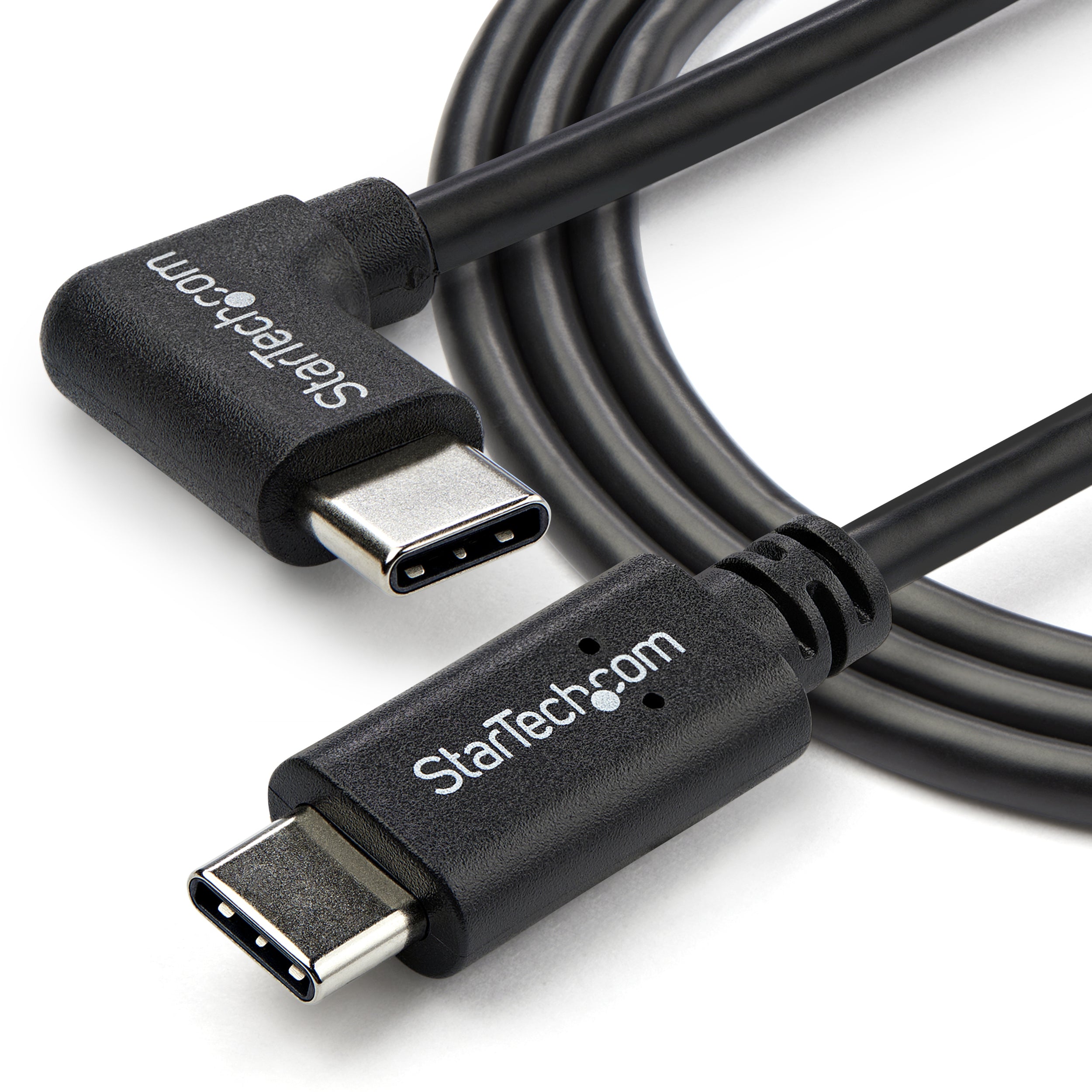 Cable 1M Usb-C A Usb-C Acodado A La Derecha Usb Tipo C Usbc