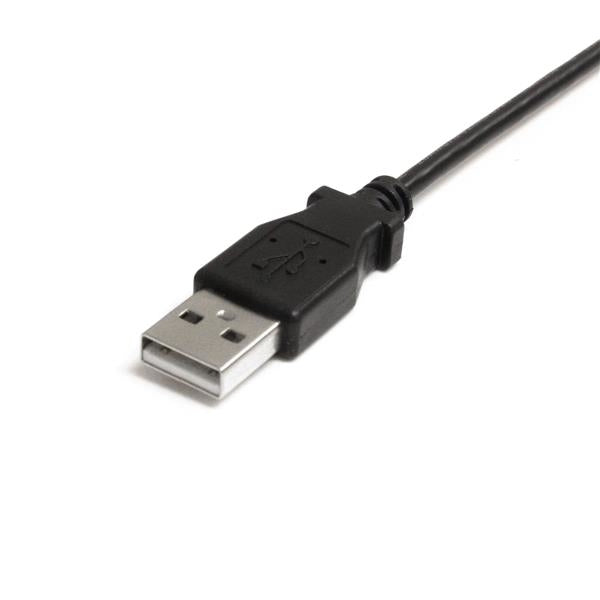 Cable De 91Cm Usb 2.0 Acodado A La Izquierda Mini B - Cable Adaptador Usb A A Mini B - Cable Convertidor Usb-A A Mini Usb-B - Startech.Com Mod. Usb2Habm3La