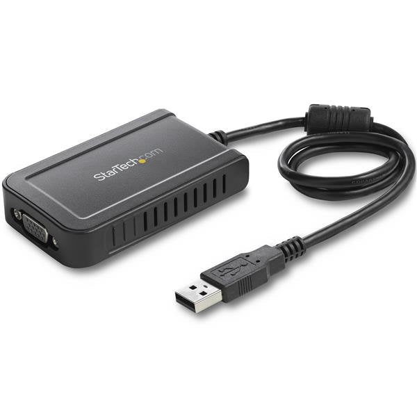 Adaptador De Video Externo Usb A Vga - Cable Convertidor - Tarjeta De Video Externa - Hembra Hd15 - Macho Usb A - 1920X1200 - Startech.Com Mod. Usb2Vgae3