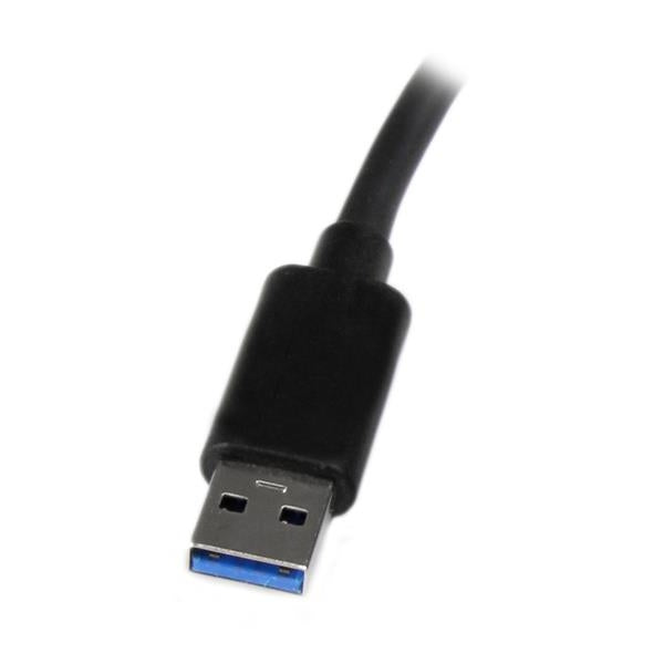 Adaptador Tarjeta De Red Nic Externa Usb 3.0 2 Puertos Gigabit Ethernet Rj45 Y 1 Puerto Usb Super Speed - Cable - Startech.Com Mod. Usb32000Spt