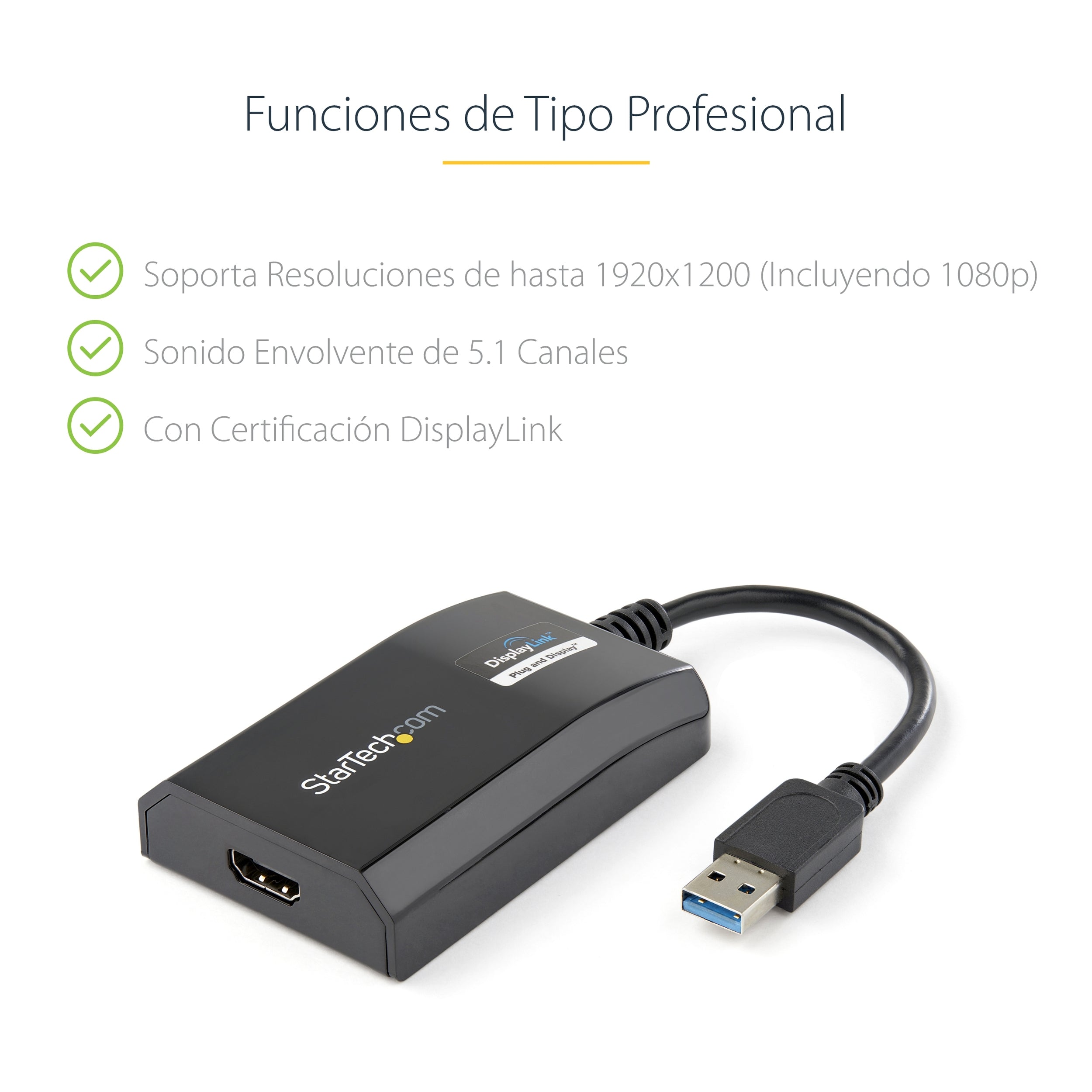 Adaptador Grafico Externo Usb 3 3.0 A Hdmi Hd Displaylink Mac Pc.