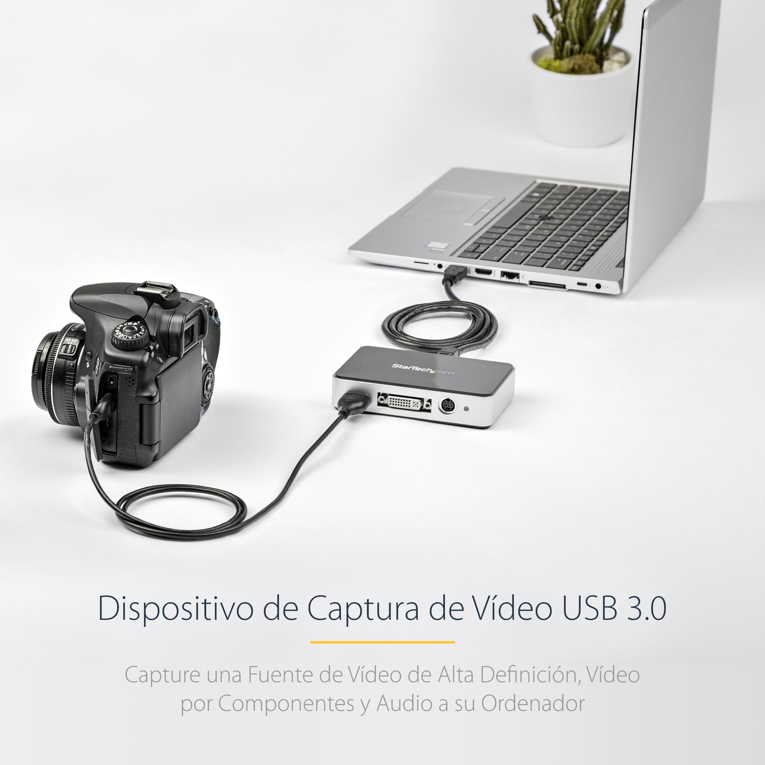 Capturadora Video Usb 3.0 Hdmi Dvi Vga Y Componentes Hd 1080P  .