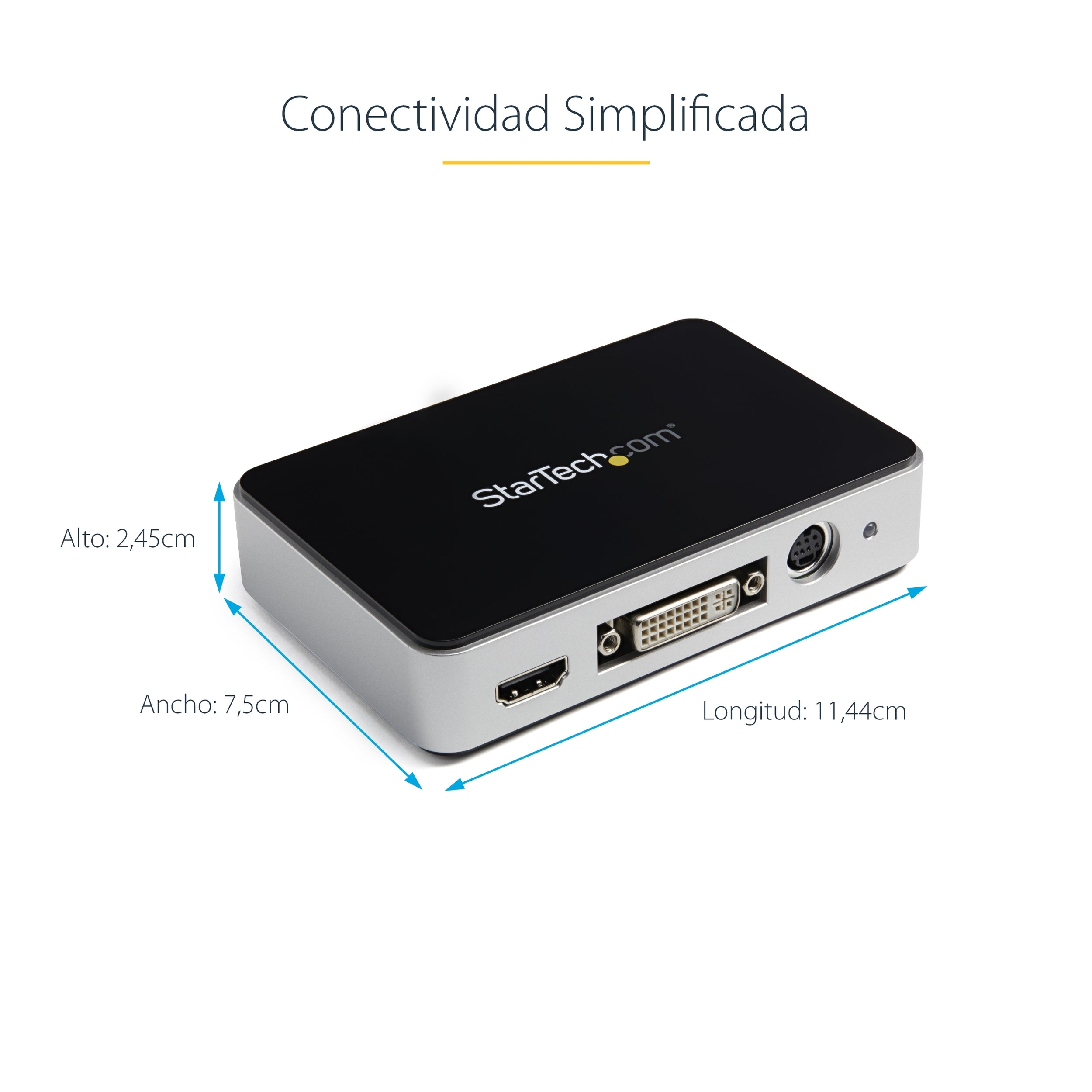 Capturadora Video Usb 3.0 Hdmi Dvi Vga Y Componentes Hd 1080P  .