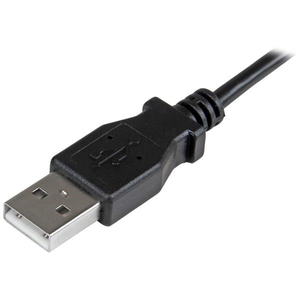 Cable De 1M Micro Usb Conector Acodado A La Derecha