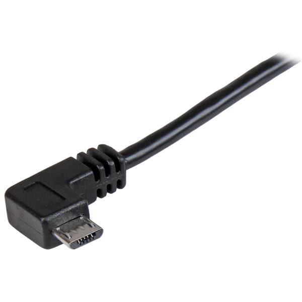 Cable 0.5M Micro Usb Acodado A La Derecha Para Smartphones