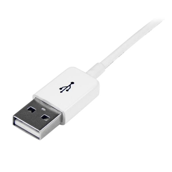 Cable 1M Extension Alargador Usb 2.0 Macho A Hembra Blanco   .