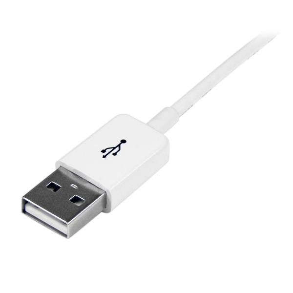 Cable 2M Extension Alargador Usb 2.0 Macho A Hembra Blanco   .