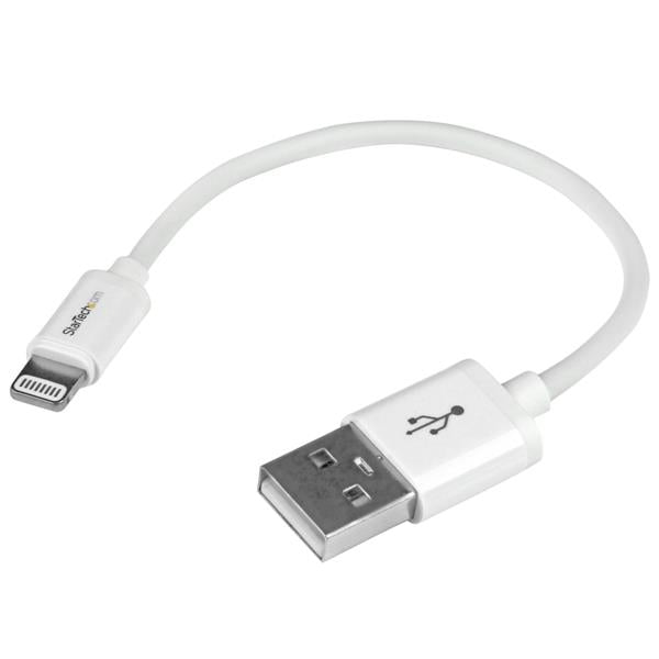 Cable 15Cm Lightning Apple A Usb Blanco Para Iphone