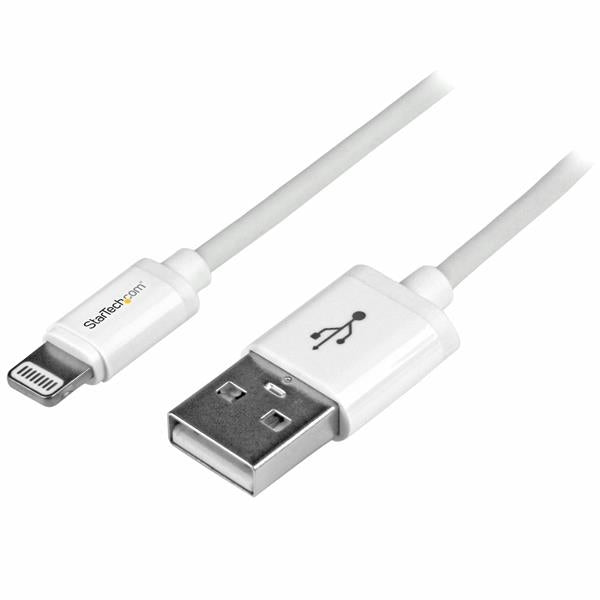 Cable 1M Lightning Apple Ipod Ipad Iphone 5 A Usb 2.0 Blanco