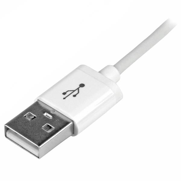 Cable 1M Lightning Apple Ipod Ipad Iphone 5 A Usb 2.0 Blanco