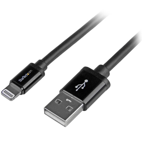 Cable 2M Lightning Apple Ipod Ipad Iphone 5 A Usb 2.0 Negro