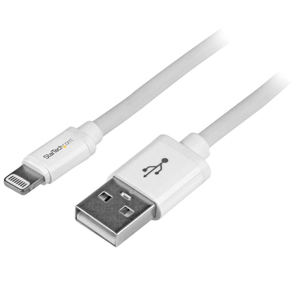 Cable 2M Lightning Apple Ipod Ipad Iphone 5 A Usb 2.0 Blanco