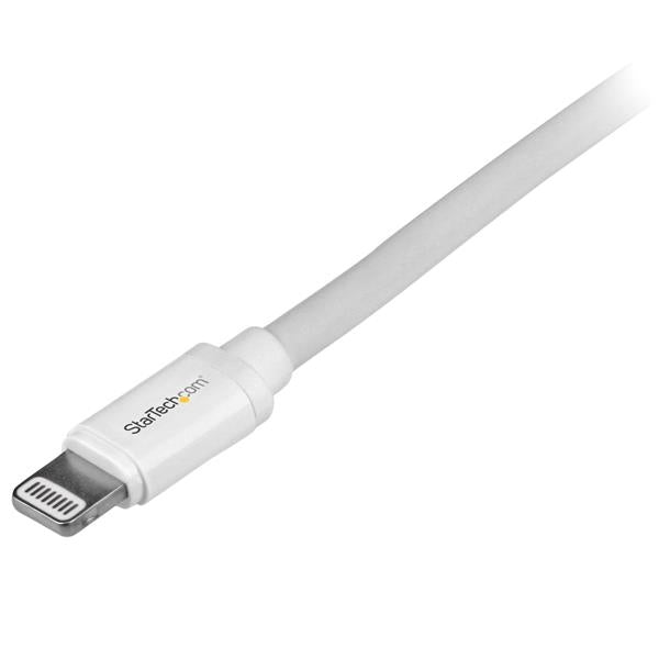 Cable 2M Lightning Apple Ipod Ipad Iphone 5 A Usb 2.0 Blanco