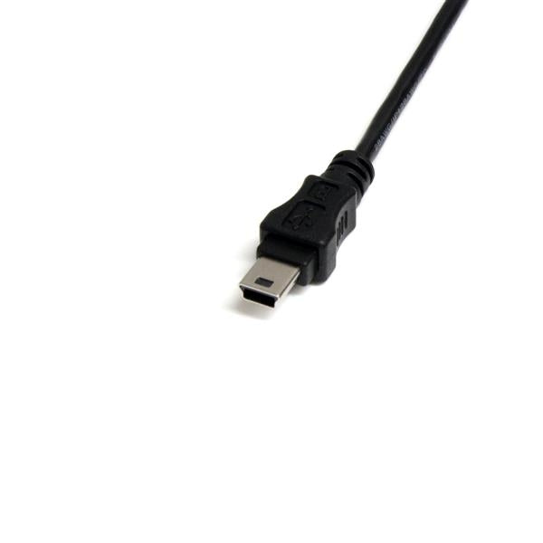 Cable De 30Cm Convertidor Usb 2.0 De Usb A A Mini Usb B - Hembra / Macho - Usb (F) A Mini Usb Tipo B (M) - Negro - Usbmusbfm1 - Startech.Com Mod. Usbmusbfm1