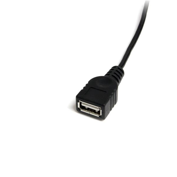 Cable De 30Cm Convertidor Usb 2.0 De Usb A A Mini Usb B - Hembra / Macho - Usb (F) A Mini Usb Tipo B (M) - Negro - Usbmusbfm1 - Startech.Com Mod. Usbmusbfm1