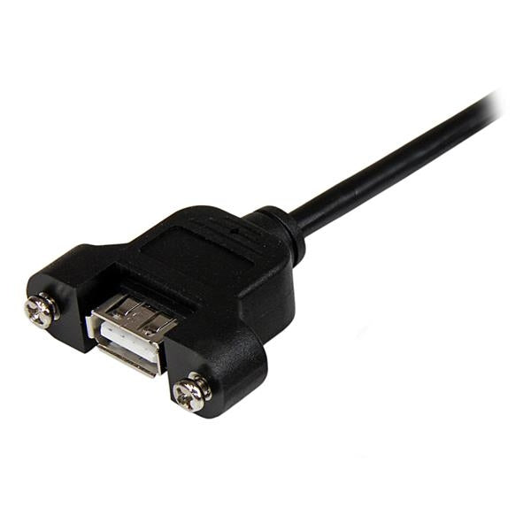 Cable 91Cm Usb 2.0 Montaje En Panel Macho A Hembra Usb A   .