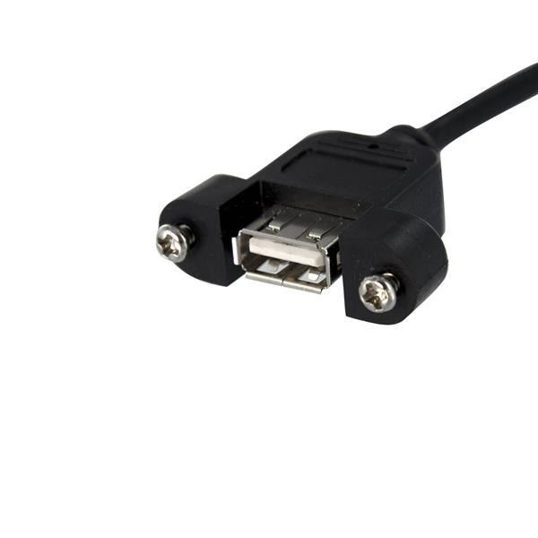 Cable 91Cm Usb 2.0 Montaje En Panel Macho Idc5 A Hembra Usba