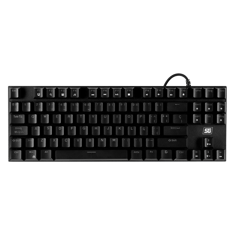 Teclado Vorago Start The Game Mecanico Tkl Rgb Rainbow C/Sw Negro (Kb-600)