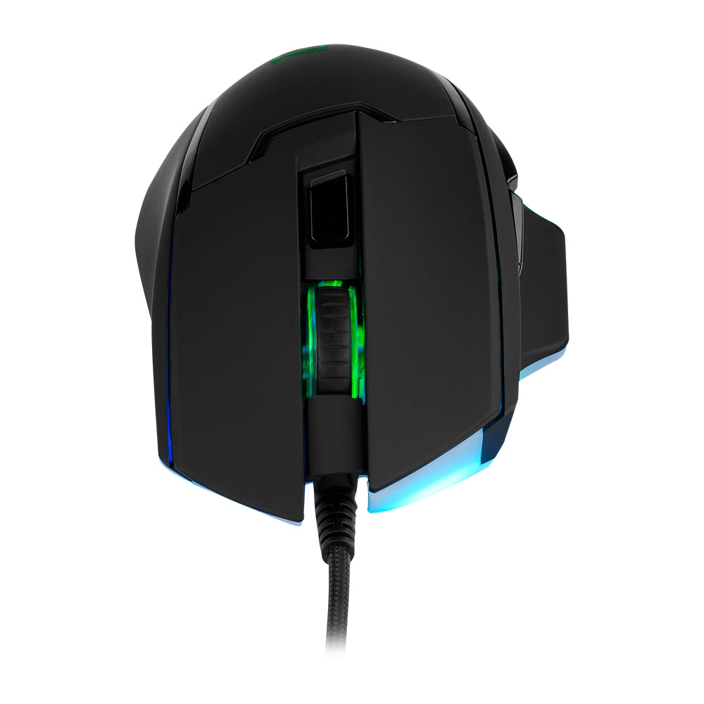 Mouse Start The Game Rgb Conf Sw Hasta 6,400 Dpis Usb Negro Mo-504