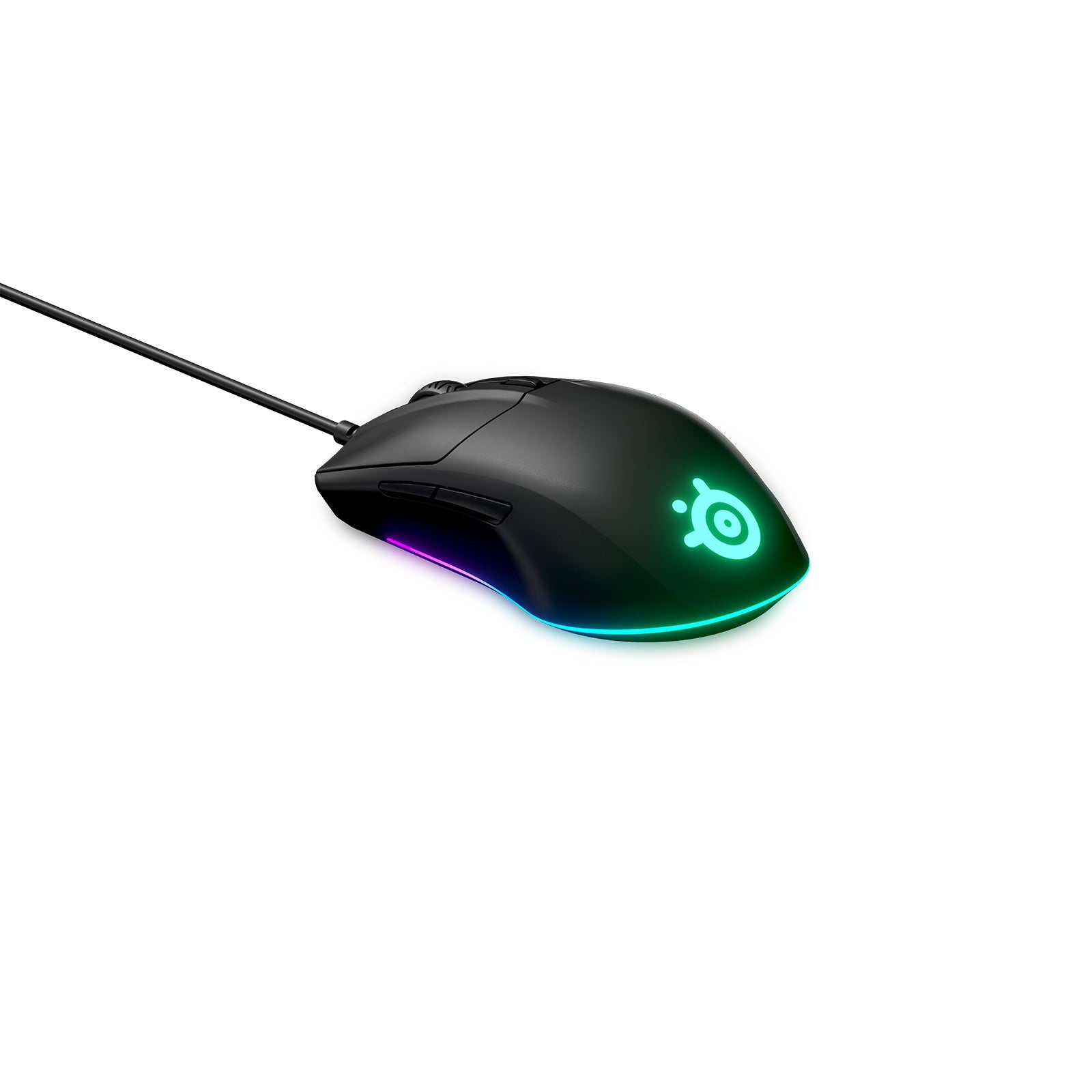 Mouse Steelseries 62513 Para Juegos Rival 3. 8.500 Cpi. Truemove Core Sensor Óptico. Botones Programables. De Disparo Divididos