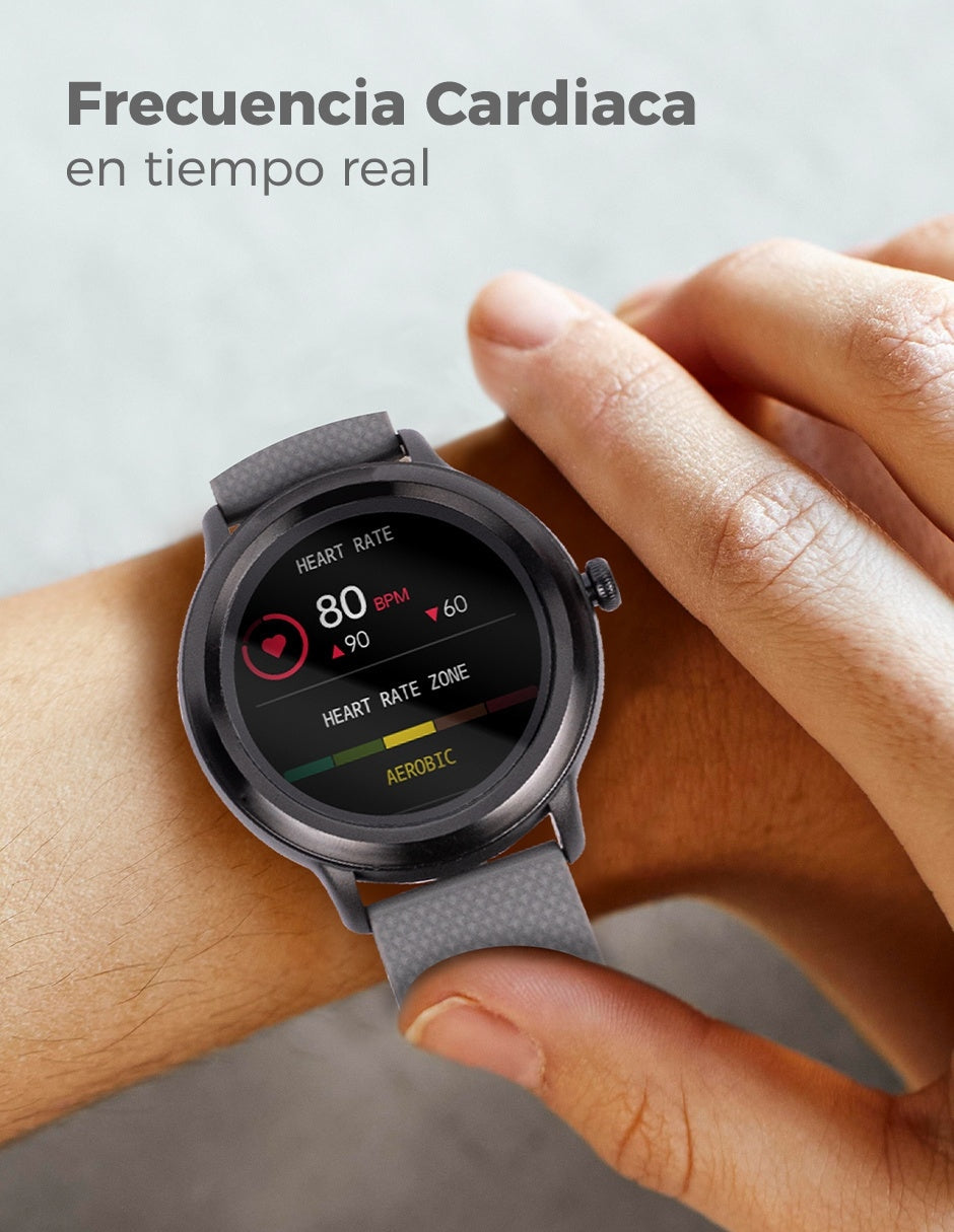 Smartwatch Techzone Tzsw03 Casual Contador De Pasos Alerta Mensajes Modo Deporte 1 Año Garantía.