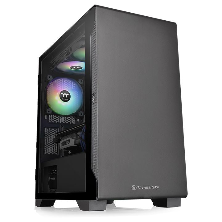 Gabinete Thermaltake Ca-1Q9-00S1Wn-00 S100 Tg (Ca-1Q9-00S1Wn-00) Color Negro Micro Torre