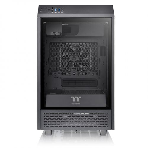 Gabinete Thermaltake Ca-1R3-00S1Wn-00 Tower 100 Black (Ca-1R3-00S1Wn-00) Color Negro Mini Torre Paneles De 4Mm Cristal Templado Soporta Tarjetas Madre Micro At