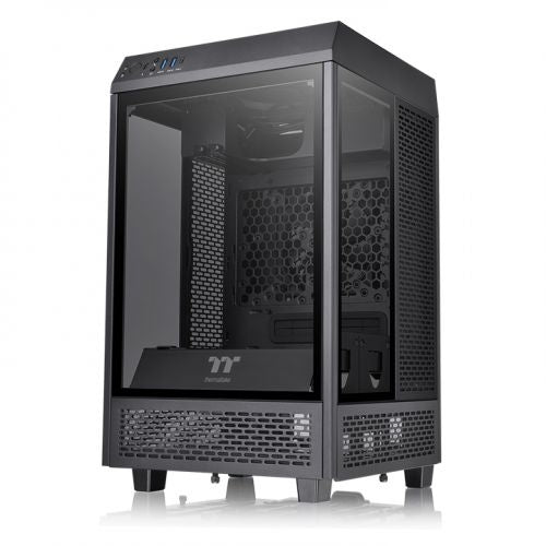 Gabinete Thermaltake Ca-1R3-00S1Wn-00 Tower 100 Black (Ca-1R3-00S1Wn-00) Color Negro Mini Torre Paneles De 4Mm Cristal Templado Soporta Tarjetas Madre Micro At