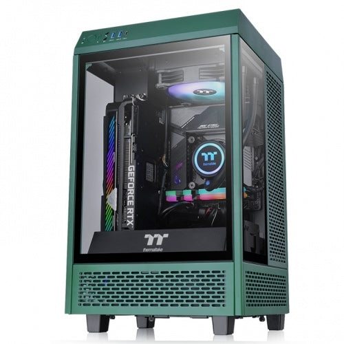 Gabinete Thermaltake Ca-1R3-00Scwn-00 Tower 100 Racing Green (Ca-1R3-00Scwn-00) Color Verde Mini Torre