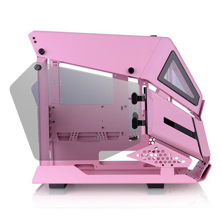 Gabinete Thermaltake Ca-1R4-00Sawn-00 Ah T200 Pink (Ca-1R4-00Sawn-00) Color Blanco Micro Torre Paneles De 4Mm Cristal Templado Soporta Tarjetas Madre Atx Y